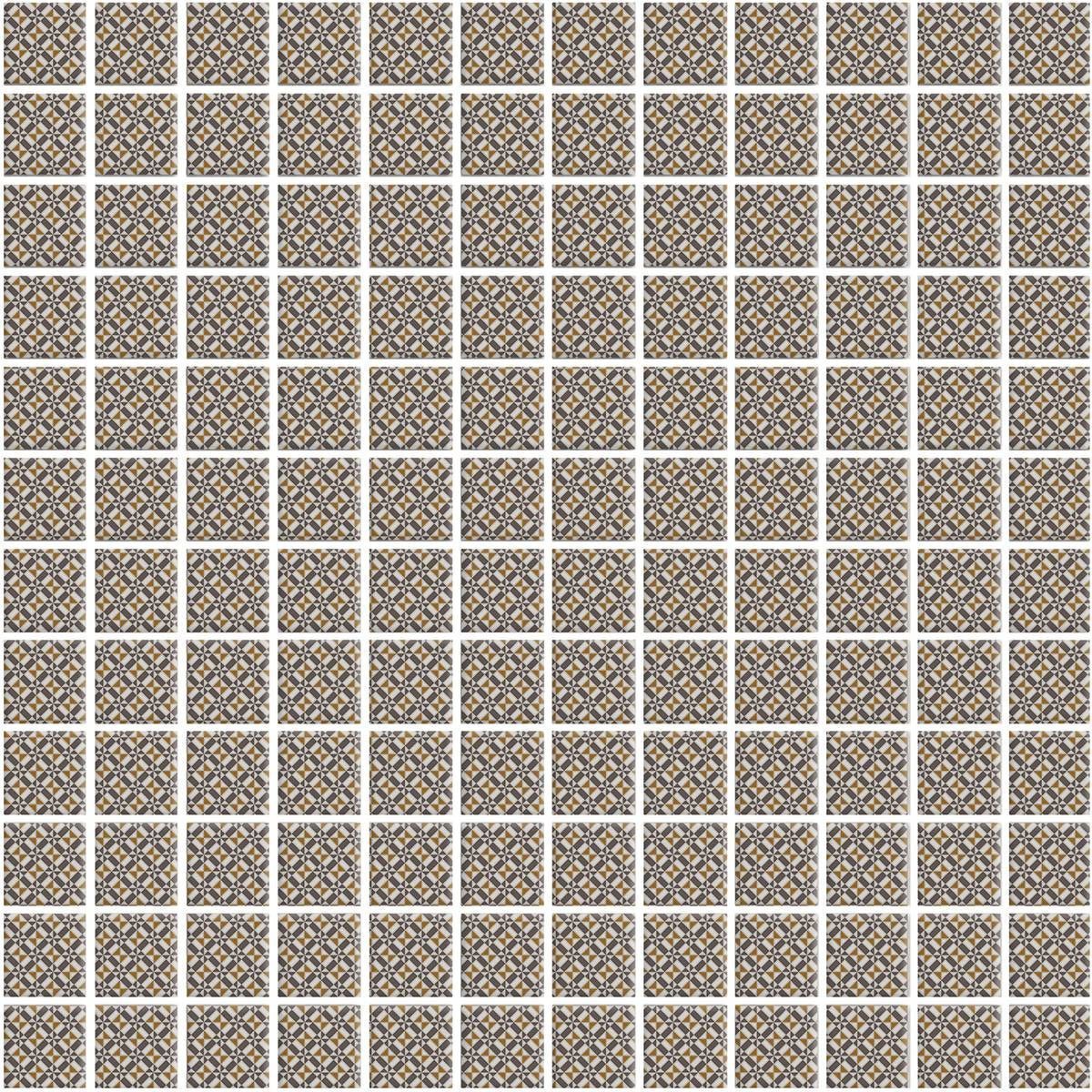 Мозаика 29,8x29,8 Кастелло орнамент беж 20104