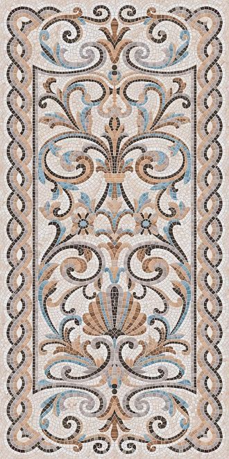 Мозаика беж декорированный лаппатированный 119,5х238,5 SG590802R