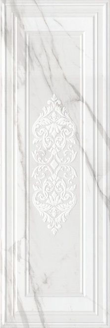 Декор Прадо белый панель обрезной 40x120 14041R/3F