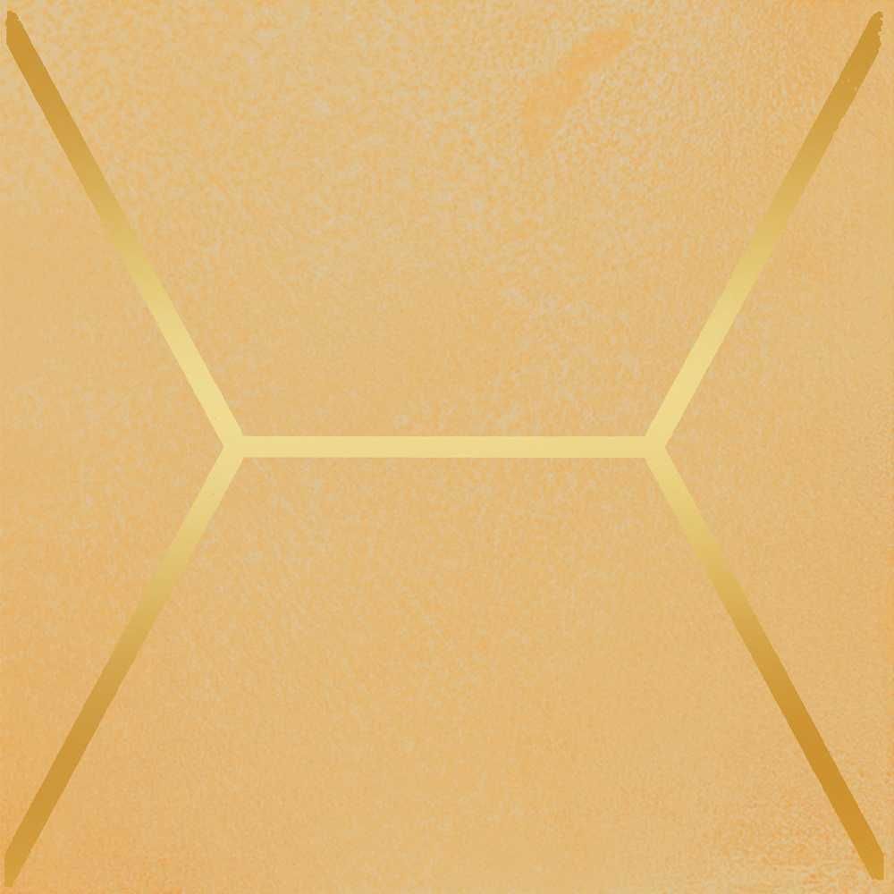 Декор Витраж желтый глянцевый 15x15 OP/В181/17064