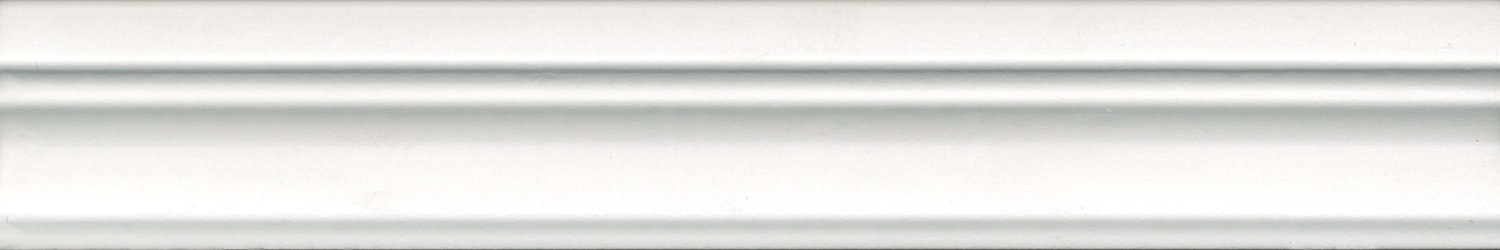 Бордюр Багет Магнолия белый матовый 30x5 BLC025R