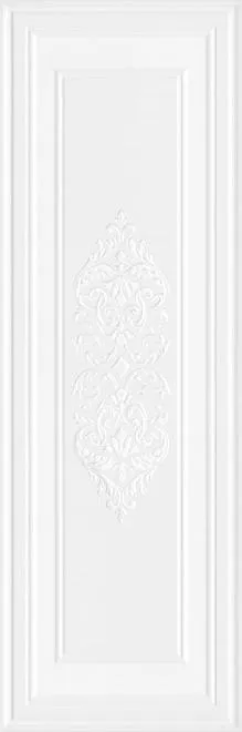 Декор Монфорте белый панель обрезной 40x120 14042R/3F