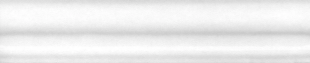 Бордюр Багет Мурано белый глянцевый 15x3 BLD021