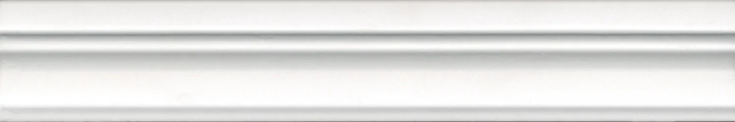 Бордюр Багет Магнолия белый матовый 30x5 BLC025R